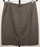 Briggs New York Vintage Houndstooth Straight Pencil Skirt Wool Blend Size 14 Photo 0