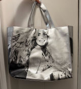 Victoria's Secret Vinyl Supermodel Tote- Heidi Klum Rare Photo 0