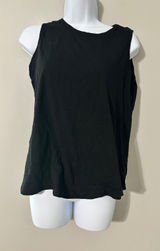 ASOS DESIGN Maternity Tank Top US 6 Black Sleeveless Cotton Blend Photo 0