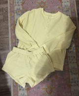 Light yellow waffle set Size XS Photo 0