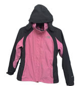 The North Face Womens Pink HyVent snow‎ Ski Jacket Hooded Waterproof 3in1 Large Photo 0
