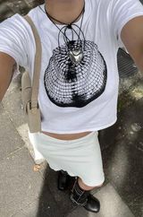 Disco Graphic Tee White Photo 0