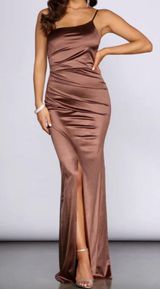 Brown Maxi Dress Photo 0