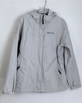 Marmot PreCip Rain Jacket Gray Waterproof Hooded Shell L Gorpcore Photo 0