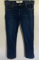 Abercrombie & Fitch Womens 6 W28‎ Dark Wash Straight Leg Stretch Jeans Blue Photo 0