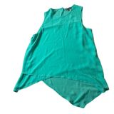 Vince Camuto Turquoise Asymmetrical Layered High Low Sleeveless Top Size S Photo 0
