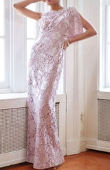 JS Collections Arabella Pink Purple Gown Size 12 NWT Photo 0