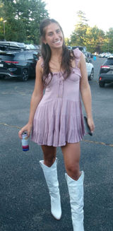 Free People Dress Purple Mini Photo 0