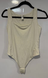 Lululemon Square Neck Wundermost Cream Tank Bodysuit Photo 0