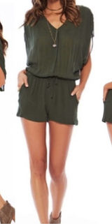 Revolve X  L'space Daylight Gauze Romper Shorts One Piece Photo 0