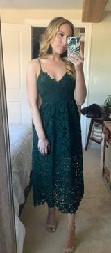 Lace Green Dress Photo 0
