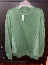 Aerie Oversized Crewneck Sweatshirt Photo 0