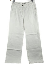 J. Crew Wide-leg essential jean in white denim 28 NWT Photo 0
