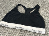 Calvin Klein Classic Black Razor Back Sports Bra Size Medium Photo 0