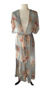 Xhilaration Floral Tassel Kimono Photo 0