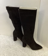 Franco‎ Sarto L-Katherine Black Tall Boots Pointed Toe Block Heel Women 10 W NEW Photo 0