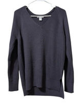 Athleta‎ Hanover Women Size Small V-Neck Sweater Wool Blend Purple Knit Preppy Photo 0