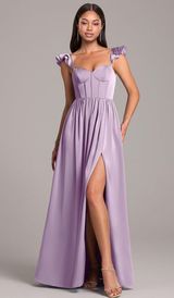 Azazie Bridesmaid Dress frosted lilac Photo 0