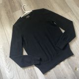 Quince Cashmere Sweater mongolian crewneck womens Black (medium) classic office Photo 0