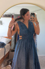 Jean dress Blue Size L Photo 0