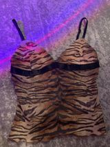 Edikted mesh tiger tank top Photo 0
