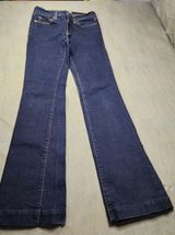 J Brand Women’s Dark Blue Flare Jeans Size 24 Photo 0