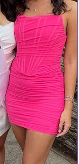 Pink Mini Corset Dress Photo 0