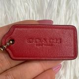 1.5" COACH Fob Bag Charm Hang tag Hangtag Photo 0