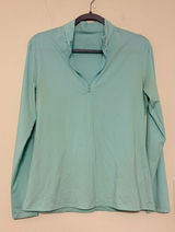 Nike Womens Dri-FIT UV Victory Long Sleeve Golf Top Mint Green Size Medium Photo 0