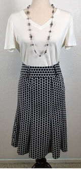 ‎Carole Little polkadot fit & flare skirt 4 Corpcore BusinessSiren Photo 0