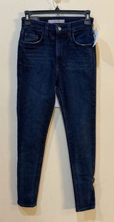Joe's Jeans High Rise Skinny Ankle Jean Vela Size 24 Slightly‎ Distressed Dark Photo 0