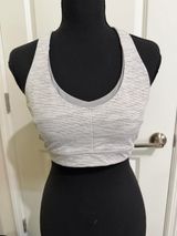 Lululemon Free To Be Wild Sports Bra Size 8 Wee Are From Space Gray Strappy Photo 0