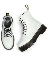 Dr. Martens Jadon Smooth Leather Platform Boots White Women’s Size 9 NWOB Photo 0