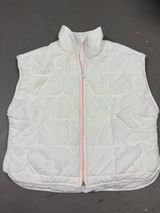 FP Movement Free People In A Bubble Quilted Puffer Vest White Womens Large Photo 0