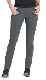 Kuhl Horizn Skinny Fit Hiking Cargo Pants Gray Style 6276 Women's Size 8 Regular Photo 0