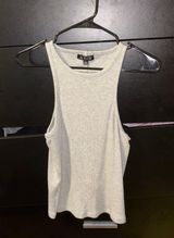 J Crew Plain Grey Tank Top Size L Photo 0