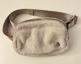 Lululemon White Sherpa Belt Bag Photo 0