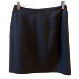 Ralph Lauren 100% Wool Mini Skirt Classic Preppy Style‎ Grey Black 6P Photo 0