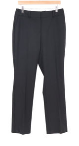 Ann Taylor Factory The Straight In Curvy Black Dress Pants Size 8 Professional Photo 0