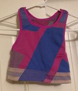 Nike Purple and Pink Colorblock Sports Bra XS Xtra Small Dri Fit Racerback Photo 0