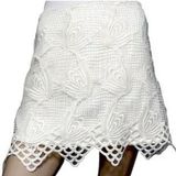 Sans Souci Elegant White Lace Skirt bridal size small Photo 0