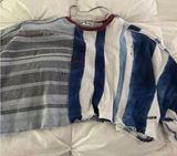 rare free people crop terry cloth shirt Photo 0