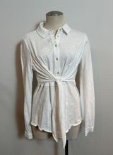 Anthropologie Maeve Claudette Front Tie Top Photo 0
