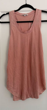 $75 Cotton Citizen Mykonos Supima Cotton Blend Racer Tank Top - Small Photo 0