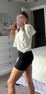 Gilly Hicks Cropped Waffle Sweater Photo 0