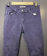 Levis Mid Rise Skinny Jeans Womens 29 Purple Medium Wash Stretch Denim Photo 0
