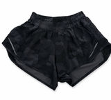 Lululemon Hotty Hot Black Camo Women's Performance Shorts 2 Photo 0