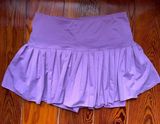Gold hinge purple mini skirt Size L Photo 0