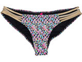 Victoria's Secret Pink Bikini Bottoms M Multicolor Abstract Print Low Rise‎ Photo 0