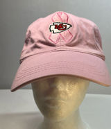Reebok Kansas City Chiefs Pink Breast Cancer Awareness Adjustable Dad Hat Cap Photo 0